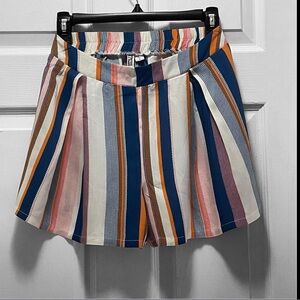 Gypsies & Moondust Vibrant Striped Shorts